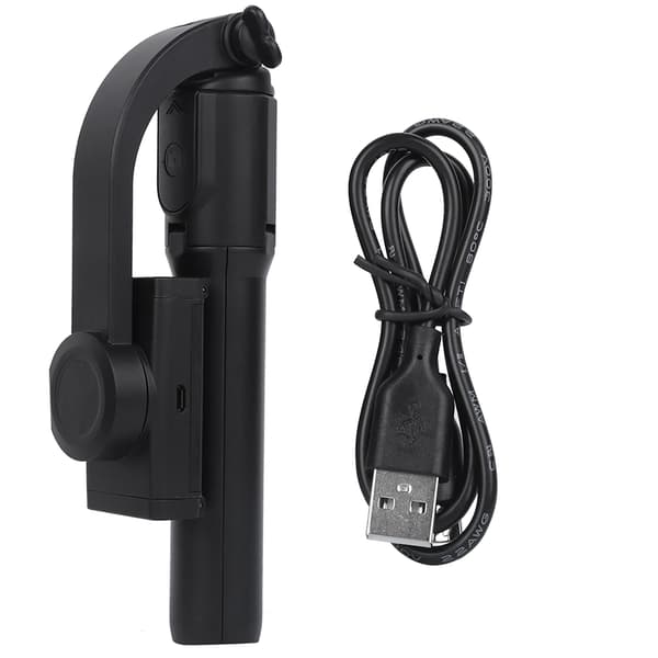 Kulfäste stabilisator Anti-Shake stativ Bluetooth fjärrkontroll Selfie Stick för Android