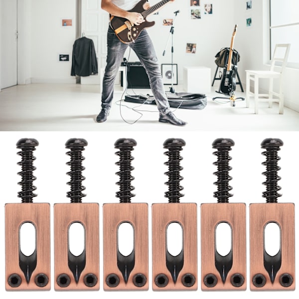 6 st elgitarrstall med utmärkt utförande förbättrar Vioce metallmaterial elgitarrtillbehör