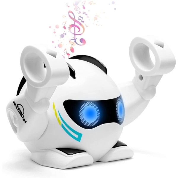 Robot Legetøj til Børn: Berøringsfølsomme Robot Legetøj med Musik, Cool Interaktivt Rullende Dansende Smart Robot Legetøj til Børn i Alderen 2 3 4 5 6 7 8 År