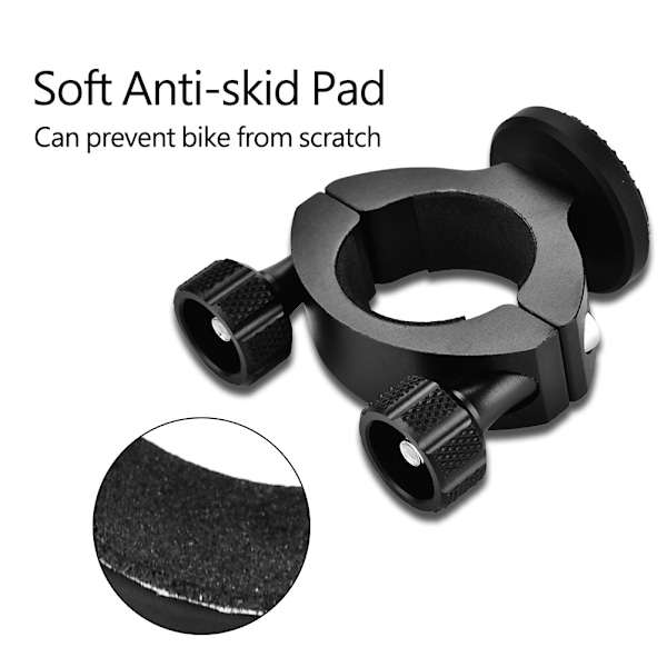 Cykelhandhållen Gimbal Stabilisator Klämma Montering för DJI OSMO Zhiyun Smooth 4(för Mountainbikes)