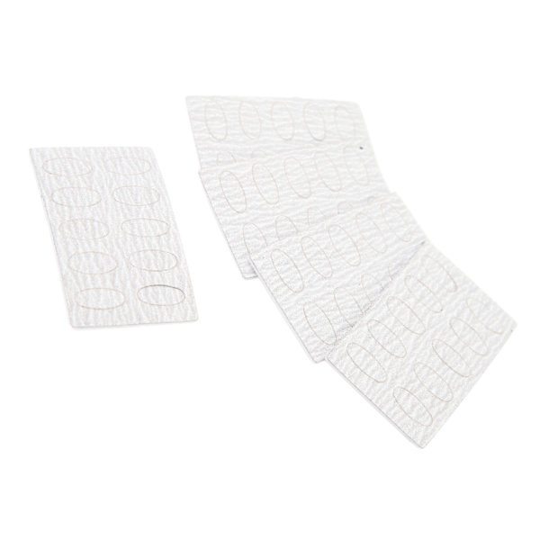 50 st 240 Grit Nagelbandskuffare Sandpapper Självhäftande Engångs Nagelkonst Pre Polering Sandpapper