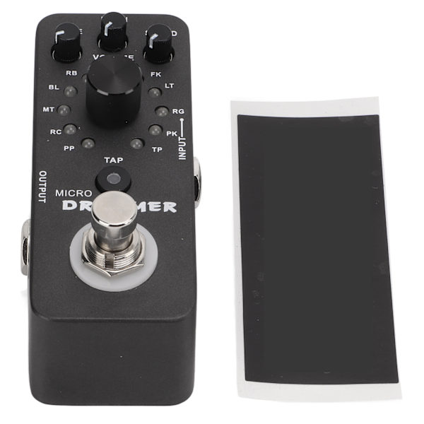 Trummaskin Pedal 121 Trumloopar Elektrisk Gitarr Monoblock Effekt med True Bypass 95mA