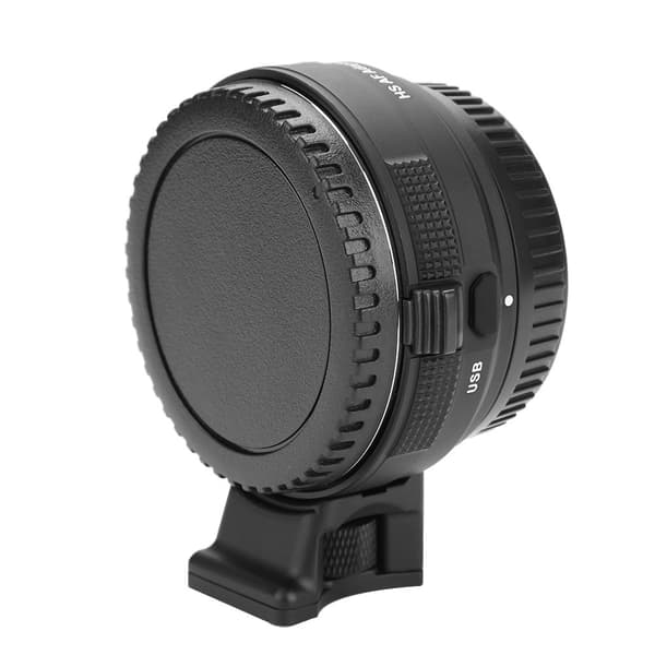 Commlite CM-EF-E HS automaattitarkennuslinssisovitin Canon EF/EF-S -linsseille Sony E -kameroihin