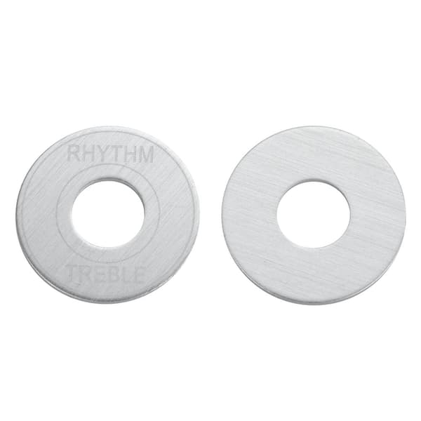 Luftfartsaluminium Elektrisk Guitar Toggle Marker Switch Washer Plade til LP Guitar (Sølv)