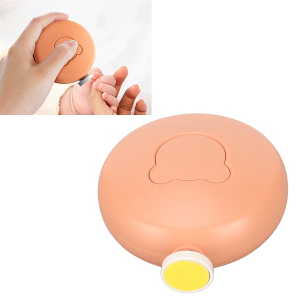 Baby Negleklipper Sikker Rotation Elektronisk Baby Neglefil med 6 stk Slibehoveder til Børn