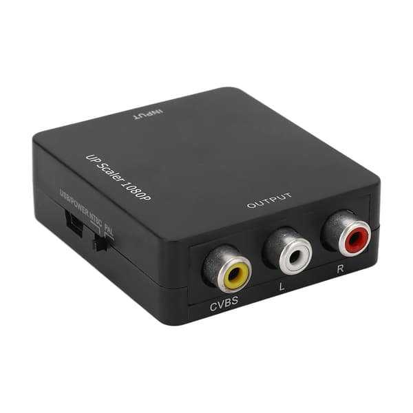 HD til AV Konverter HD Multimedia Interface til AV Videokonverter Splitter 1080P High Definition RCA Composite Adapter