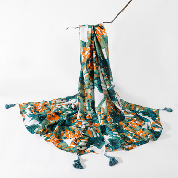 70 x 35 Kvadratisk Silkesliknande Hårsjal Huvud Sovande Wrap Satin Huvudduk, P5