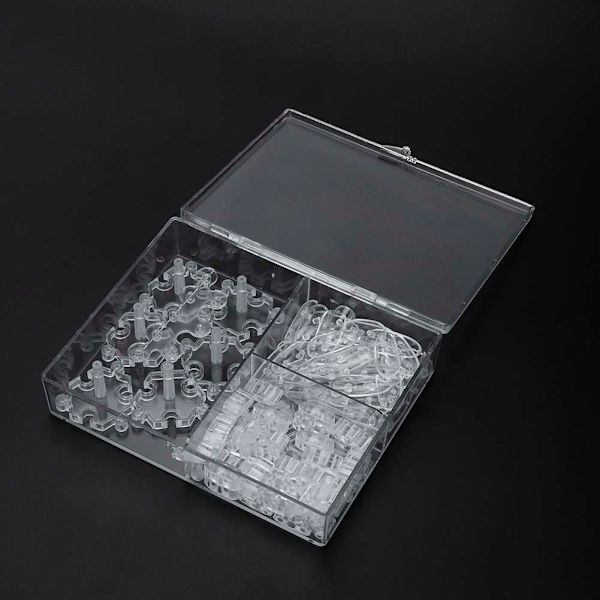 Falske negle tips øvelse stand holder base neglekunst træning display manicure værktøj