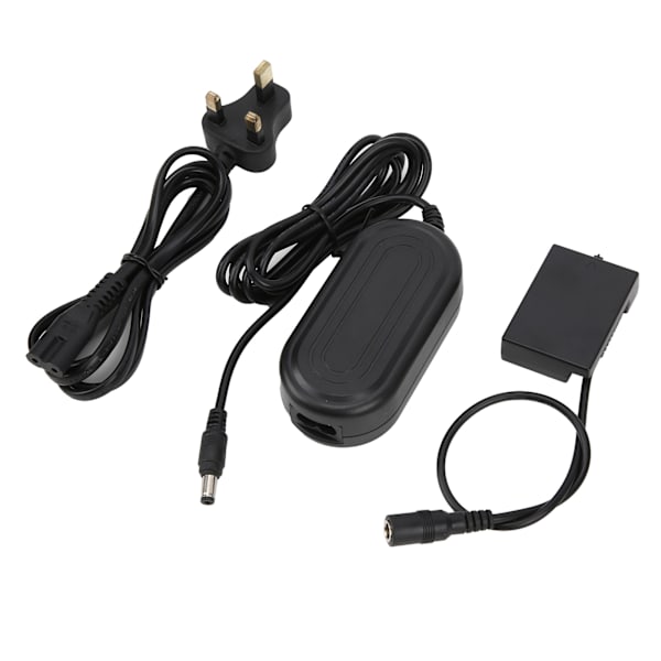 AC-adapter, strömförsörjning och LPE8-batteridummy DC-kopplingskit för Canon 550D-kamera