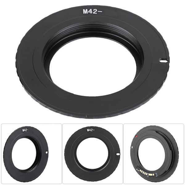 M42-EOS/EF-objektivadapterring för M42-skruvobjektiv för att passa Canon EOS/EF-kameramontering