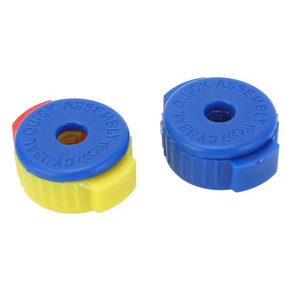 2 stk. Cymbal Quick Release Nut Push in Design Quick Set Cymbal Cap Tromme Tilbehør WC89