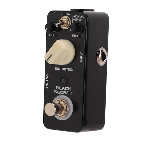 Kitaraefektipoljin Black Secret Classical Distortion True Bypass 2 Tilaa Tarvike