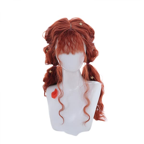 Pitkä kihara peruukki Cosplay-peruukki