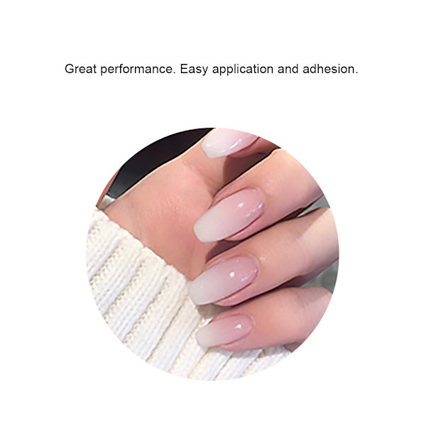 Nagelförlängningskit Nagelpoleringsfil Nageltillsats Fiber Nagelkonstverktyg Transparent