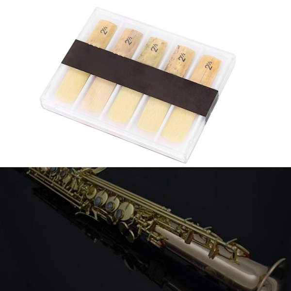 10 stk. Plast 2.5 Sopran Saxofon Mundstykke Rør Reparation Dele Reparation Rør Tilbehør