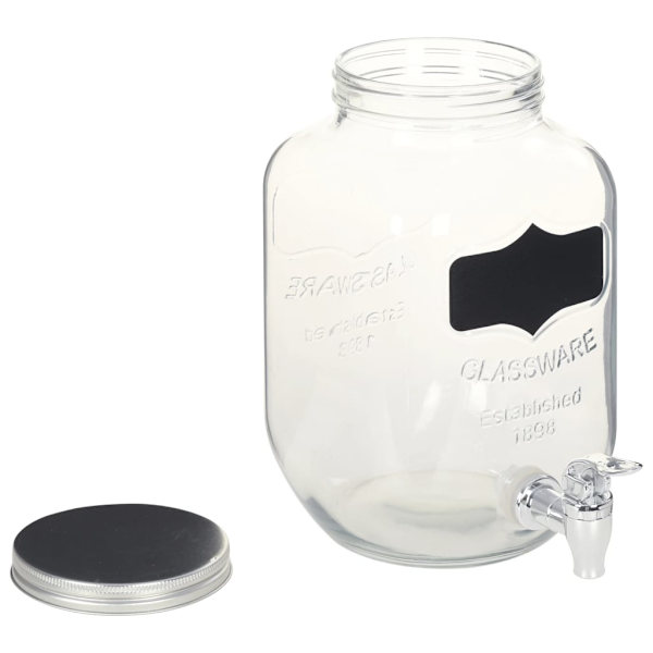 Glasbeholder 2 stk. med stativ 2x4L