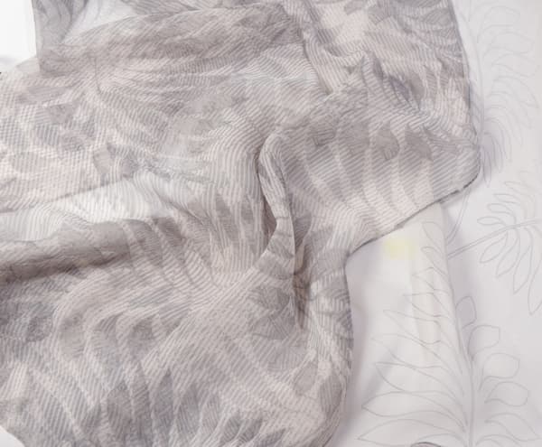 Lätta modehalsdukar för kvinnor, tryckta blommönster, sjal, wraps, B08