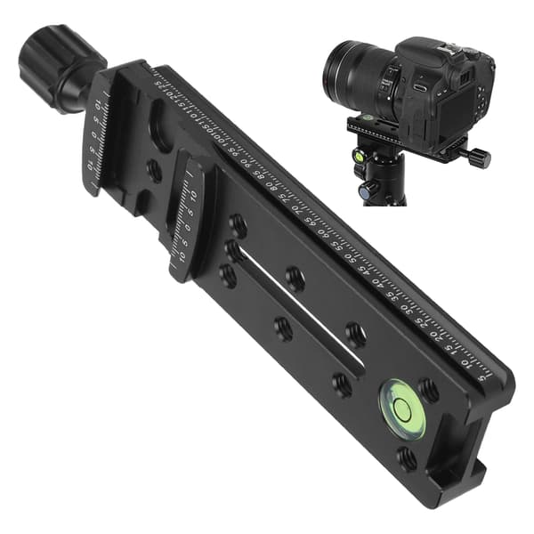 Aluminiumslegering Longboard Quick Release Plade Clip Adapter Kompatibel med Arca Kuglehoved 140mm