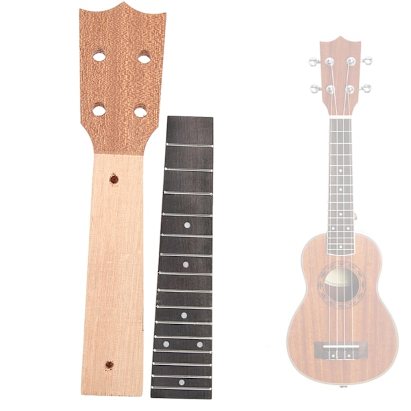 Ukulele Hals Okoume Trä Rosenträ Greppbräda Musikinstrument Tillbehör (21 tum)