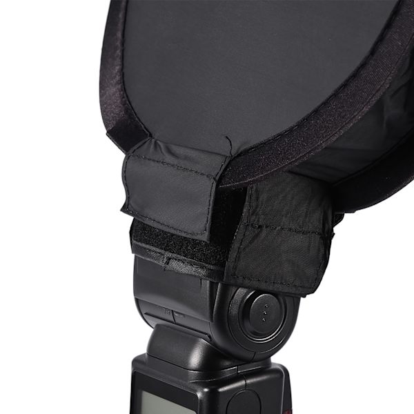 Mini bärbar rund skönhetsfat Speedlite blixtdiffusor Softbox (30cm)