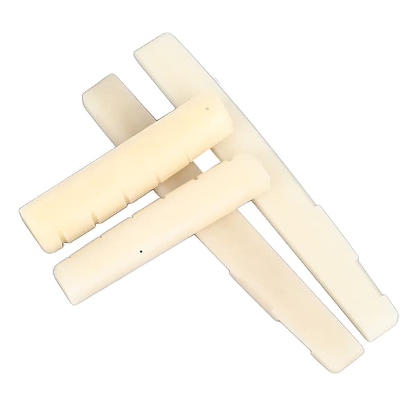Knokkelbro Saddle Akustisk Gitar Knokkelbro Saddle Akustisk Gitar Tilbehør 2 Sett Saddle Og Mutter