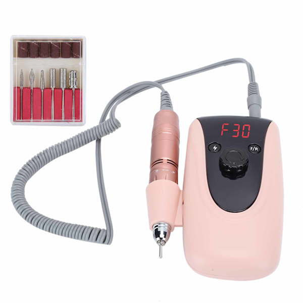 Sähköinen kynsiviila Portable Professional Nail Art Drill Manikyyri Pedikyyri Kone EU-pistoke