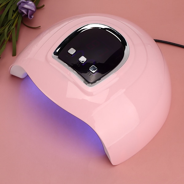 54W Nagelgel Härdande Ljus 18 Ljus Chips Infraröd Sensor LCD Digital Display Nagellack Torkljus