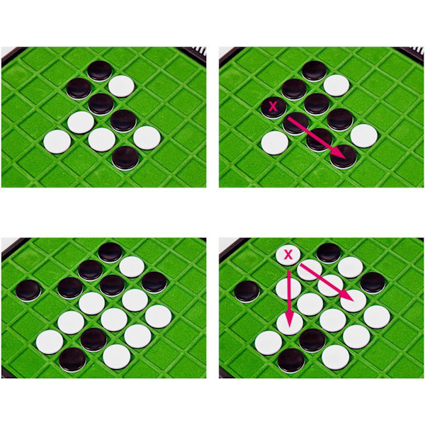 Othello - klassisk brætspil - strategispil og sindssport - 2 spillere - spilletid 15/20 minutter - legetøj til børn fra 7 år