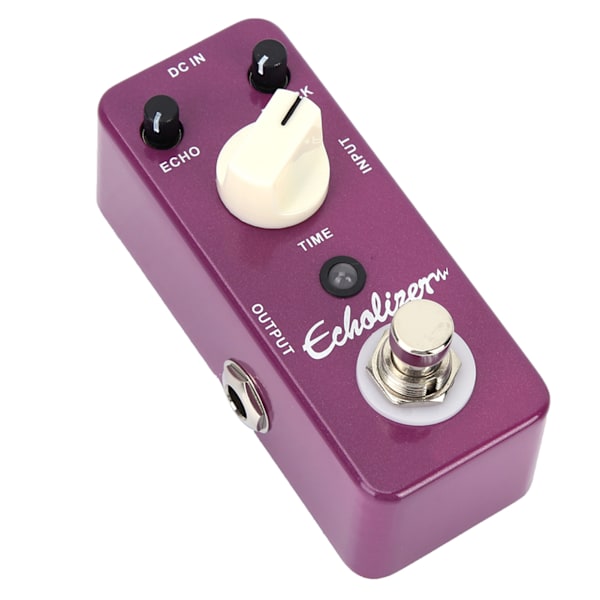 Helt metallhölje Delay Distortion Effects Pedal Elektrisk gitarrtillbehör