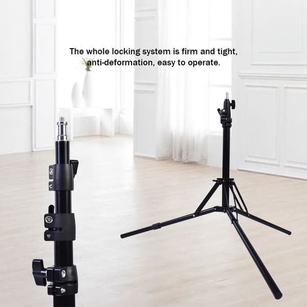 ZOMEI Bærbart Sammenleggbart Fotostudio Lysstativ Belysningstativ for Ring LED-lampe (50 cm)