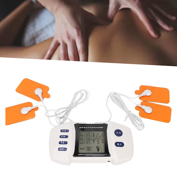 Multifunktionel pulsmassager elektrisk digital pulsmassager pulsmuskelstimulator med stemme