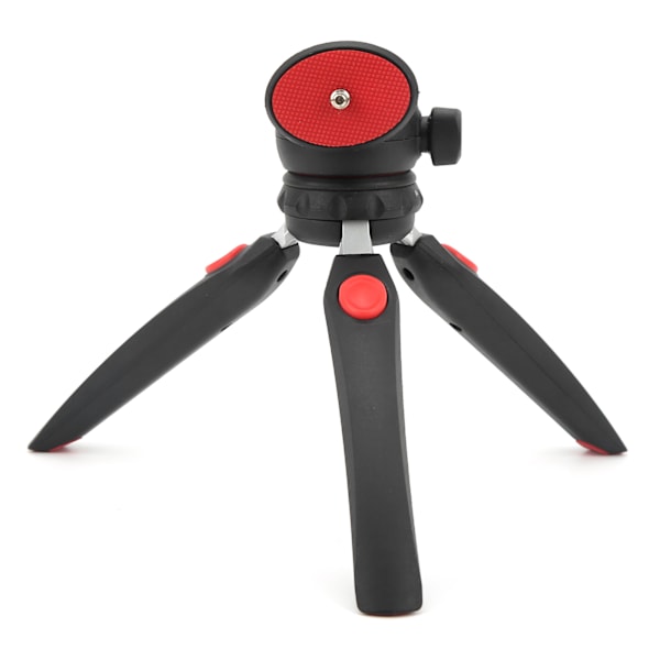 Mini Tripod Kamerahållare med 360° Justerbart Kulhuvud 4 Sektioner Teleskopisk Antislip Bärbar Skrivbordsstativ för Vloggar