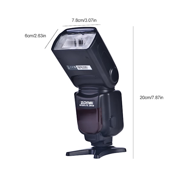 ZOMEI ZM430 Trådlös blixtsko på kameran Flash Speedlite för DSLR-kamera