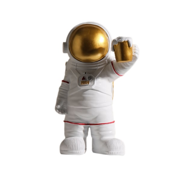 Band Astronaut Astronaut Ornament Partihandel Vardagsrum Desktop Hemprydnad Liten Ornament Present Utrymme Tid-Dricka Öl Astronaut-Guld