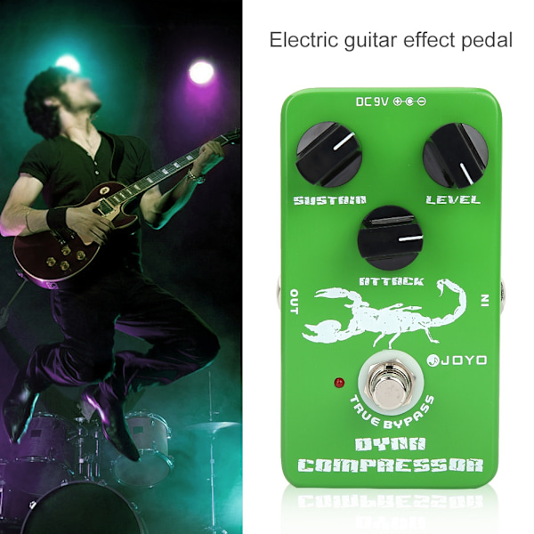 Blasting Compression Analog Simulation Elektrisk Gitar Effekt Enhet Pedal Bærbar