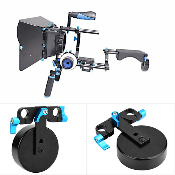 YELANGU Bärbar Metall Motvikt för DSLR Kamera Axelrigg Tillbehör (1KG)
