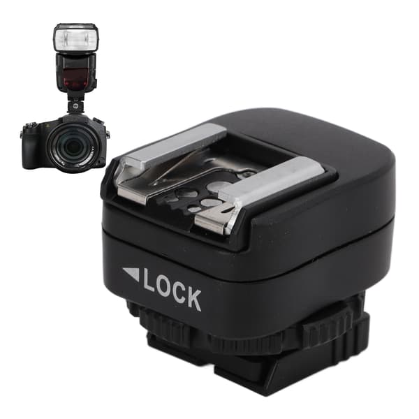 TF‑334 blitsskoadapter med ekstra PC-synkroniseringsport for A73 kamera blits Speedlite