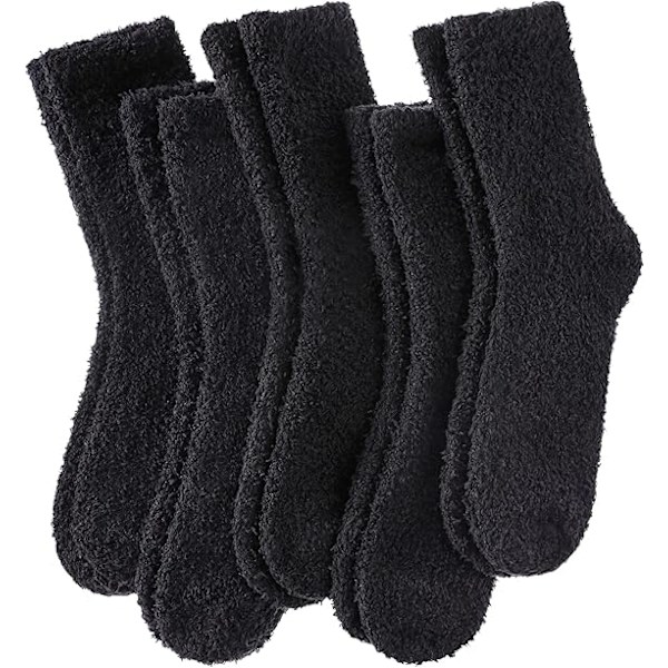 Dam Fuzzystrumpor Mysiga Fluffiga Vinter Varma Toffelstrumpor Mikrofiber Mjuka Hemma Sovastrumpor, 02