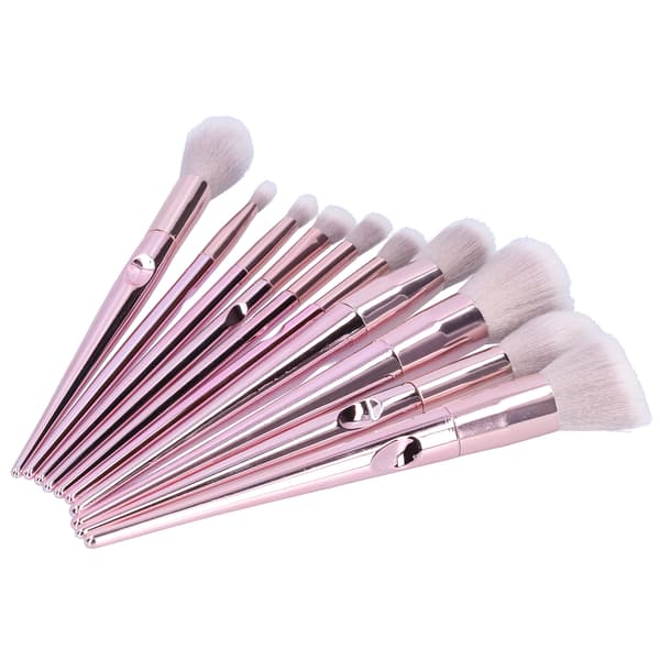10PCS Makeup Brushes Set Myke Bust for Blush Eye Shadow Eyebrow Highlight