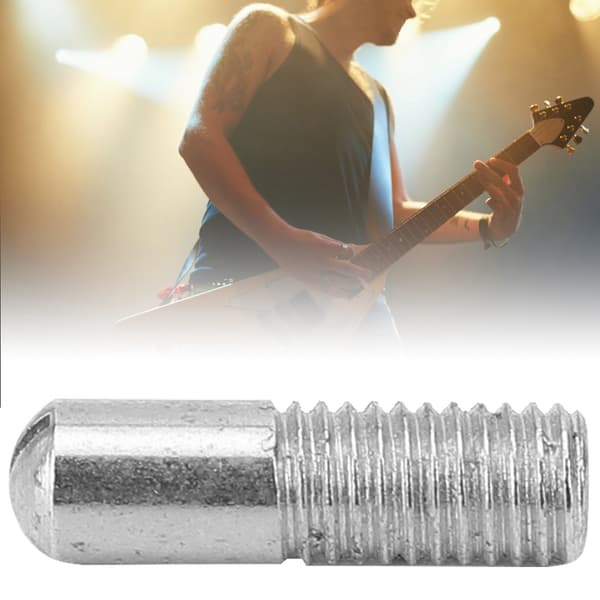 12 st elgitarrskruvar silverstål enkel pickup panel fästelement tillbehör