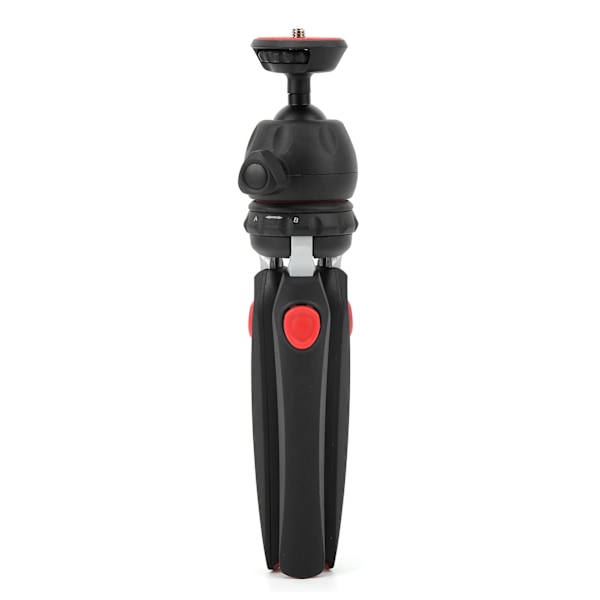 Mini Tripod Kamerahållare med 360° Justerbart Kulhuvud 4 Sektioner Teleskopisk Antislip Bärbar Skrivbordsstativ för Vloggar