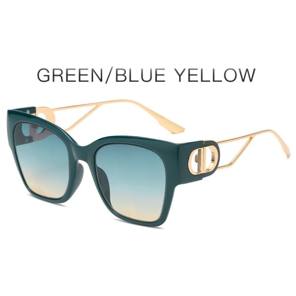 Vision Retro Vintage Cateye Kvadratiske Solbriller Plast Stel 90'er Solbriller Mode Klassiske 70'er Briller