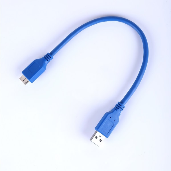 USB 3.0-dator datakabel AM hane till Micro-B 0,3 m höghastighets mobil hårddisk kabel, 2-pack