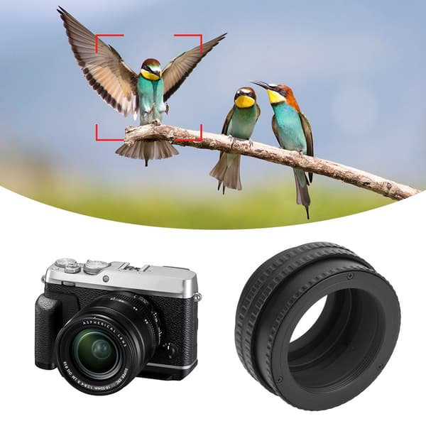 M42 til M42 justerbar fokuserende helicoid linseadapter makrorør tilbehør (17-31mm)