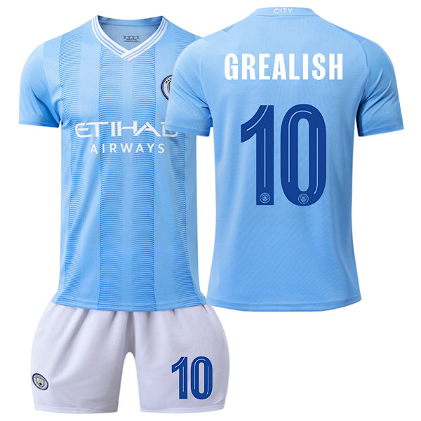 Manchester Cityn jalkapallopaita setti, Mestarien liigan painos 2023/24 10 GREALISH M