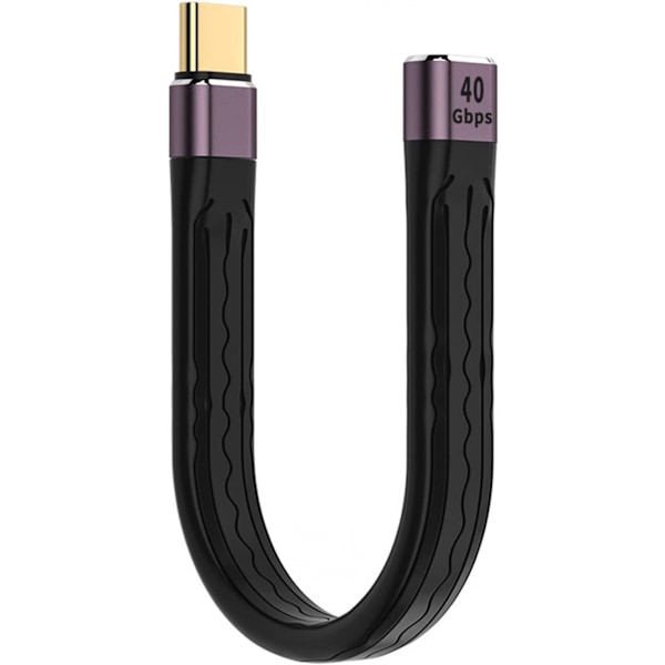 Diarypiece Type C-kabel USB-hun til Type-C-han Hurtigoplader Synkroniseringsdatakabel, 40 gbps til mobile strømbanker -Tablet