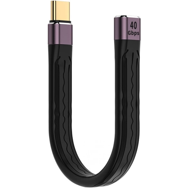 Diarypiece Type C-kabel USB-hunn til Type-C-hann Hurtiglader Synkroniserings- Datakabel, 40gbps for Mobile Power -BanksTablet