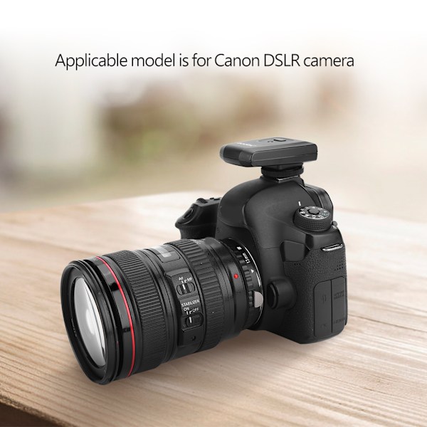 Makroförlängningsrörssats med linsadapterring för Canon DSLR-fattning
