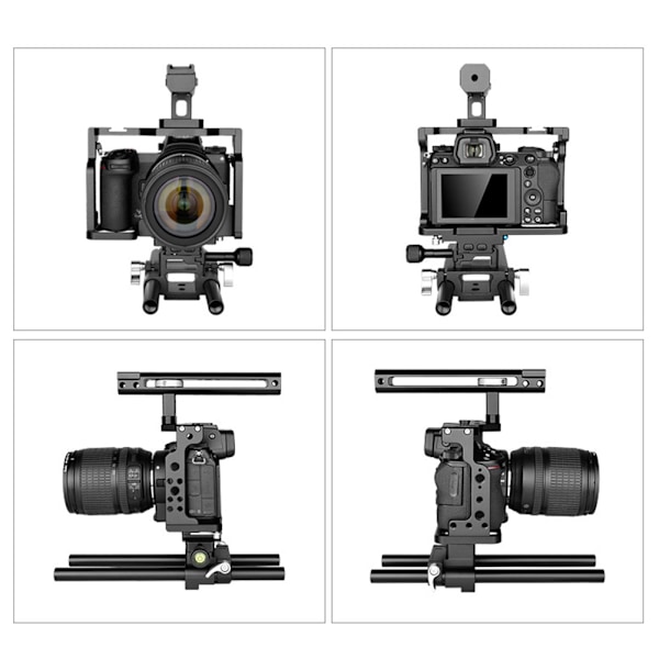 YELANGU C15 Digitalkamera Kaninbur Monteringsram för Nikon Z6 Z7 DSLR Tillbehör