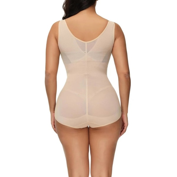 Shapewear Body för kvinnor Magkontroll Butt Lifter Trosa Hi-Waist Shaper Slimming Gördlar --- Hy （Storlek 2XL）